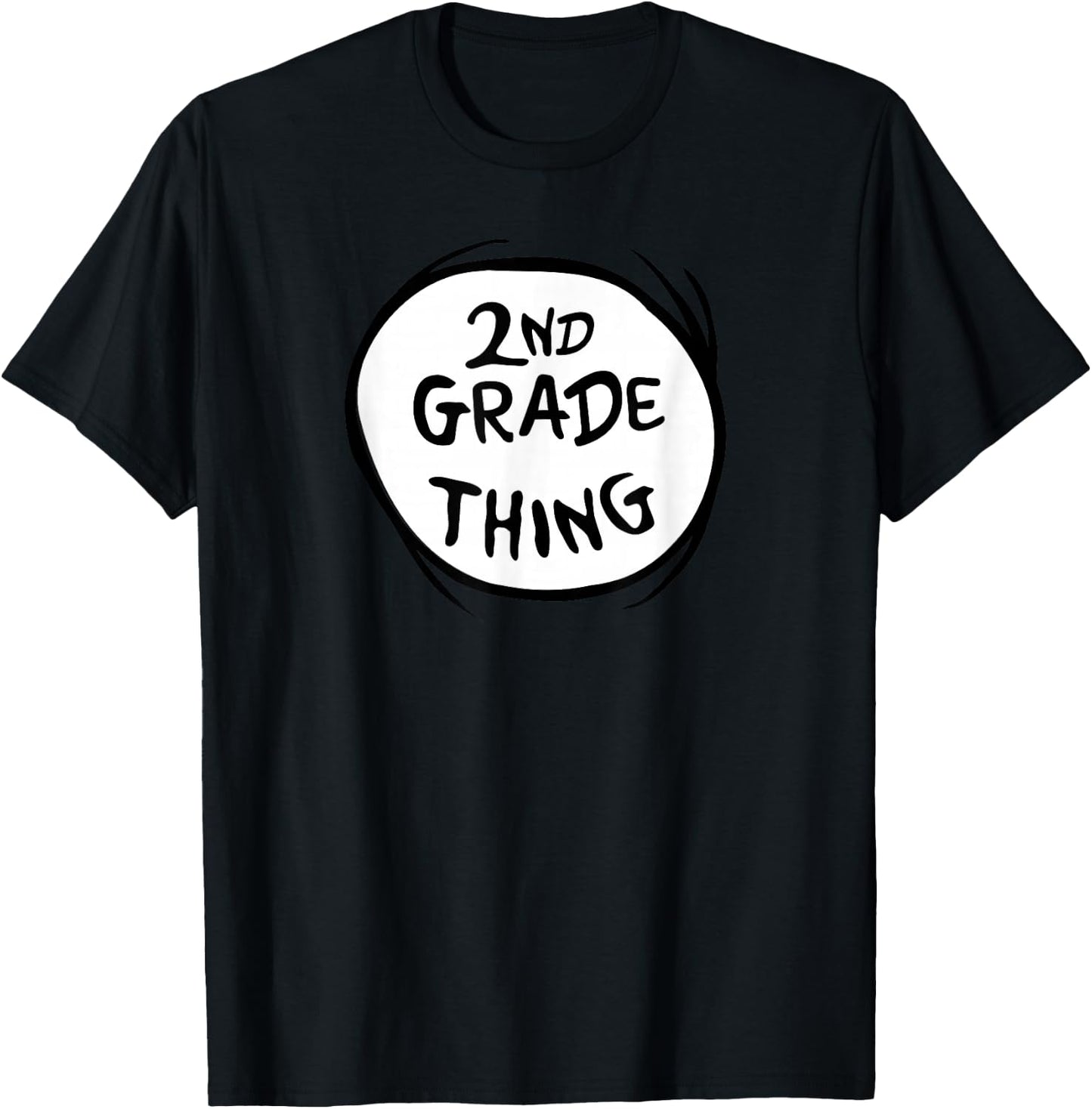 Dr. Seuss 2nd Grade Thing T-Shirt - T-Shirt | Black