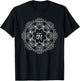 Flower Mandala Chakra OM Graphic Yoga Meditation T-Shirt - T-Shirt | Black