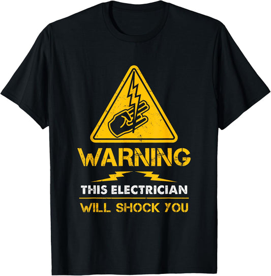 Funny Electrician Gift A Electrician T-Shirt - T-Shirt | Black