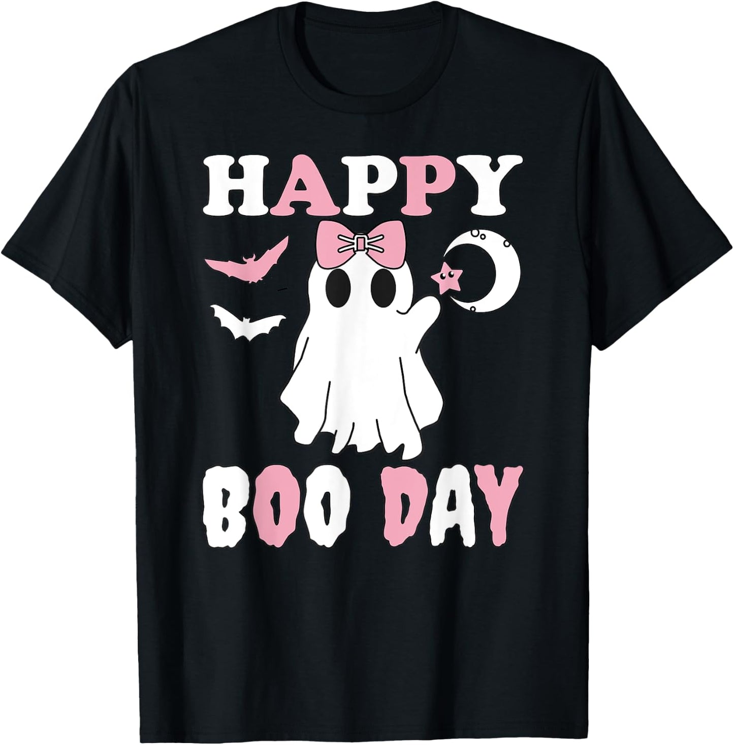 Happy Boo Day Girls Birthday T-Shirt - T-Shirt | Black