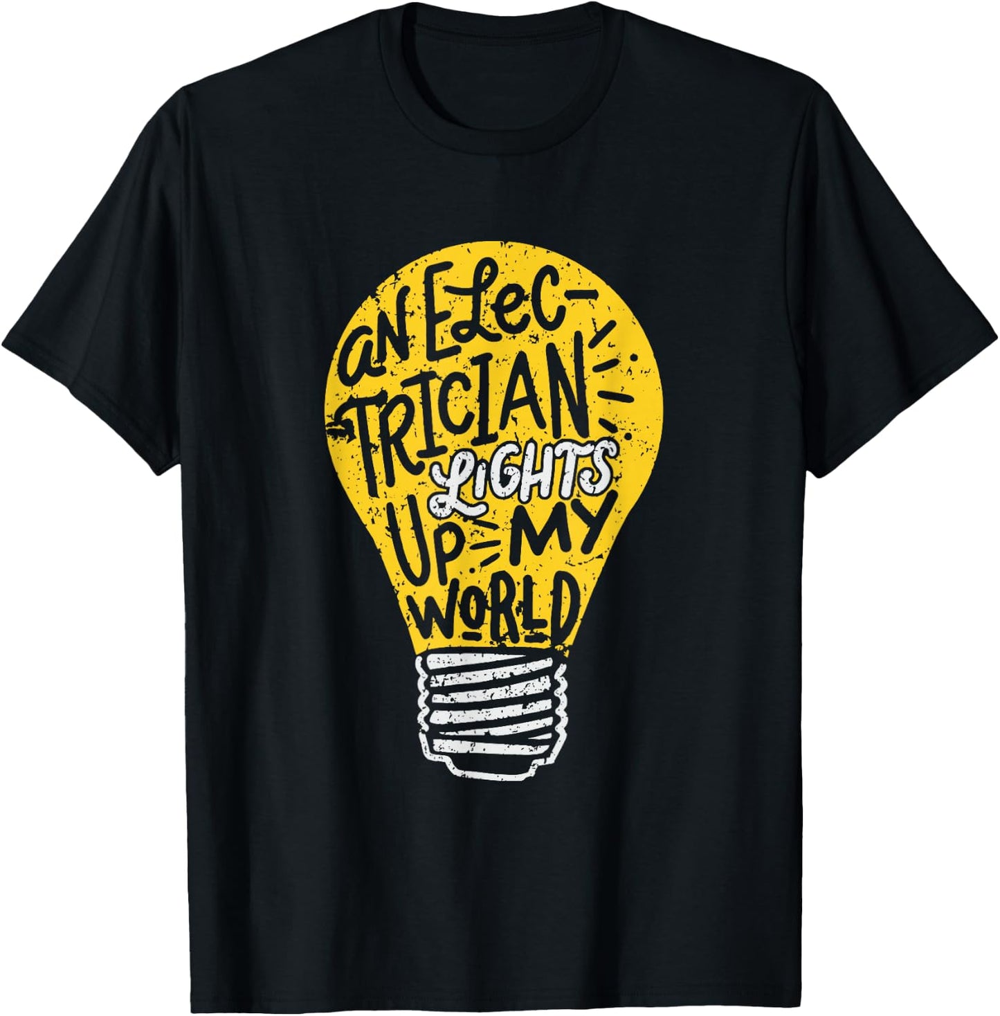 Electrician Wife Electronics Technician Girlfriend T-Shirt - T-Shirt | Black