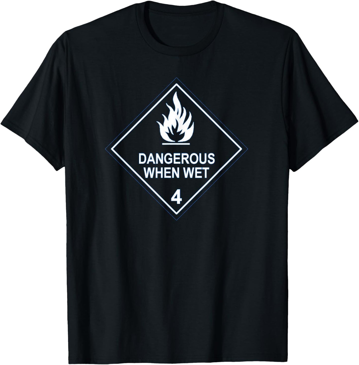 Dangerous for wet tea T-Shirt - T-Shirt | Black