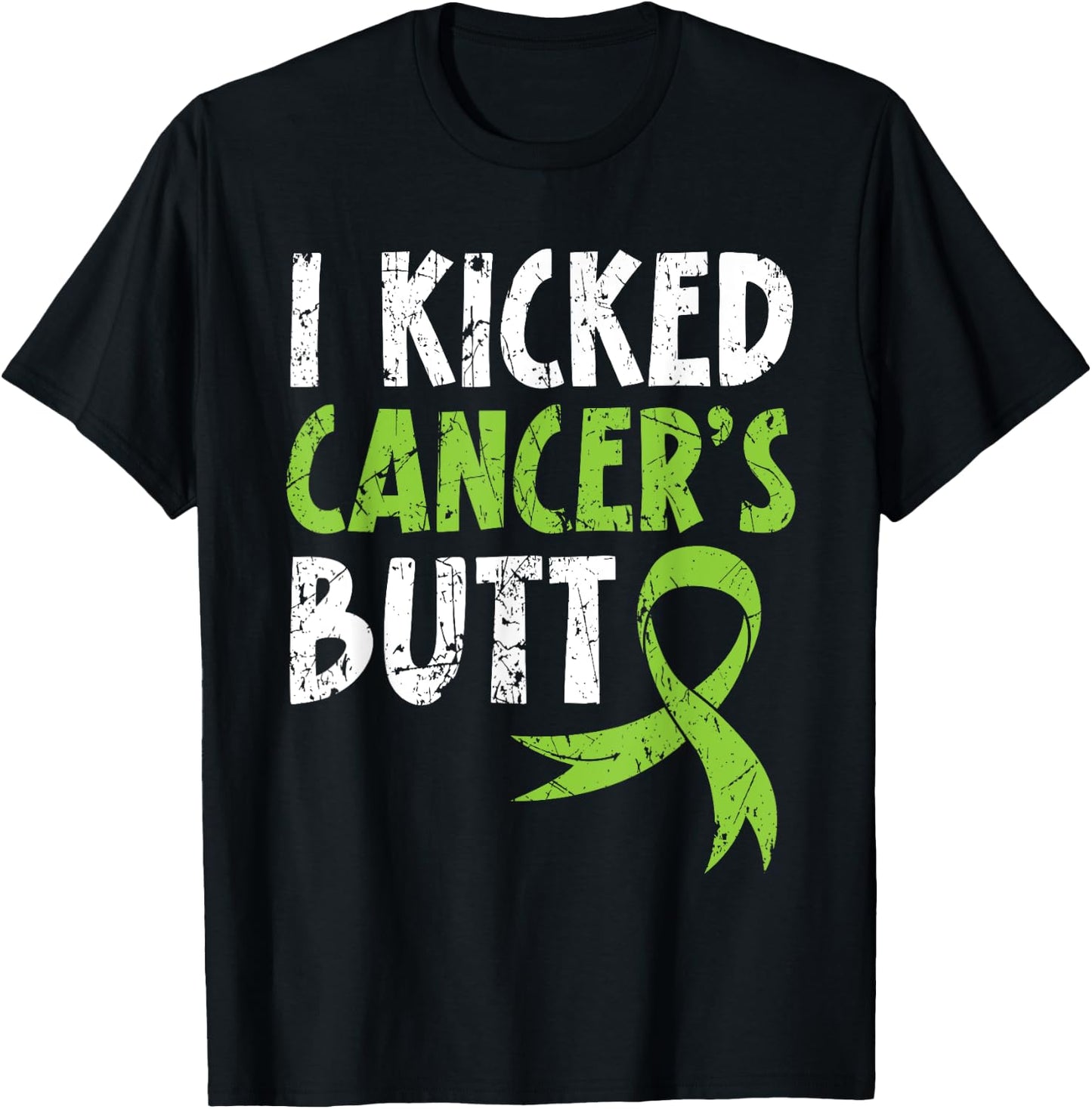 I Kick Cancer's Butt Non-Hodgkin Lymphoma Survivor T-Shirt - T-Shirt | Black