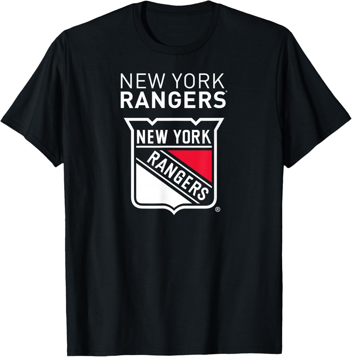 New York Rangers Power Play Royal Officially Licensed T-Shirt - T-Shirt | Black