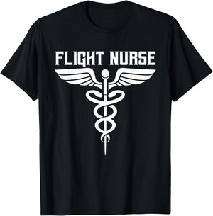 Flight Nurse Job Medic Team T-Shirt - T-Shirt | Black