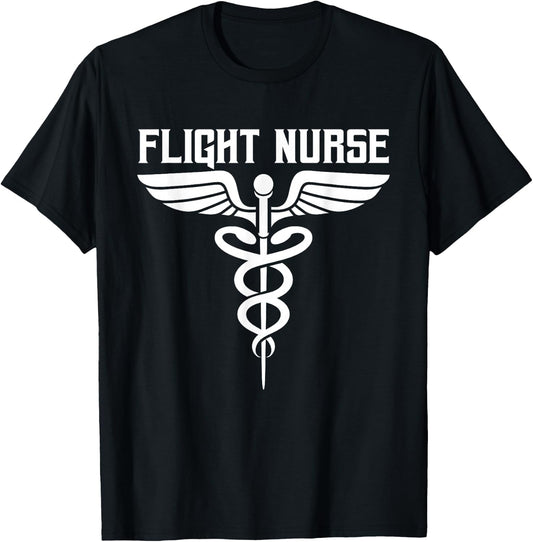 Flight Nurse Job Medic Team T-Shirt - T-Shirt | Black