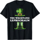 The Wrestling Leprechaun Matching Family St Patricks Day T-Shirt - T-Shirt | Black