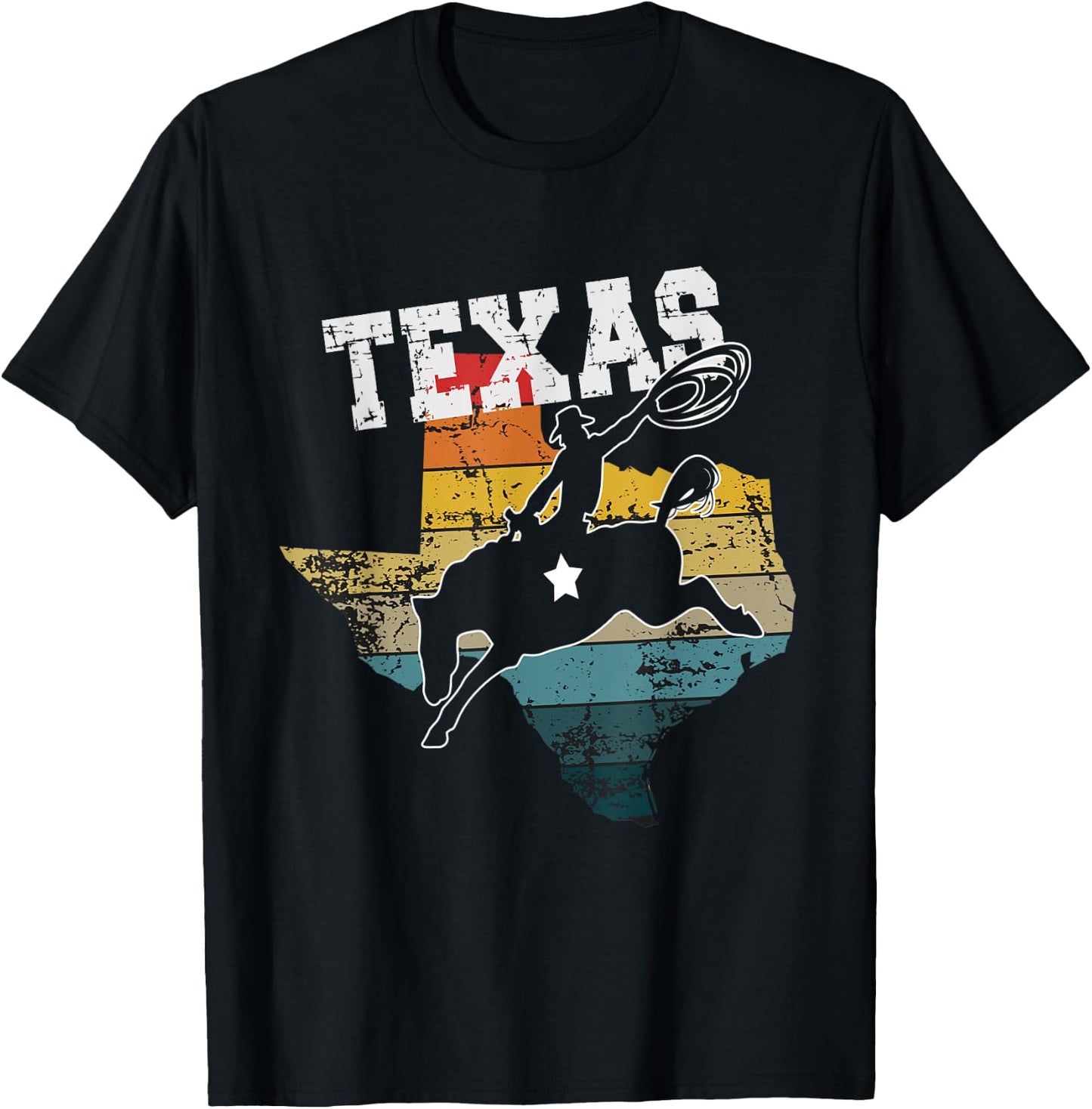 Vintage Texas Rodeo T-Shirt - T-Shirt | Black
