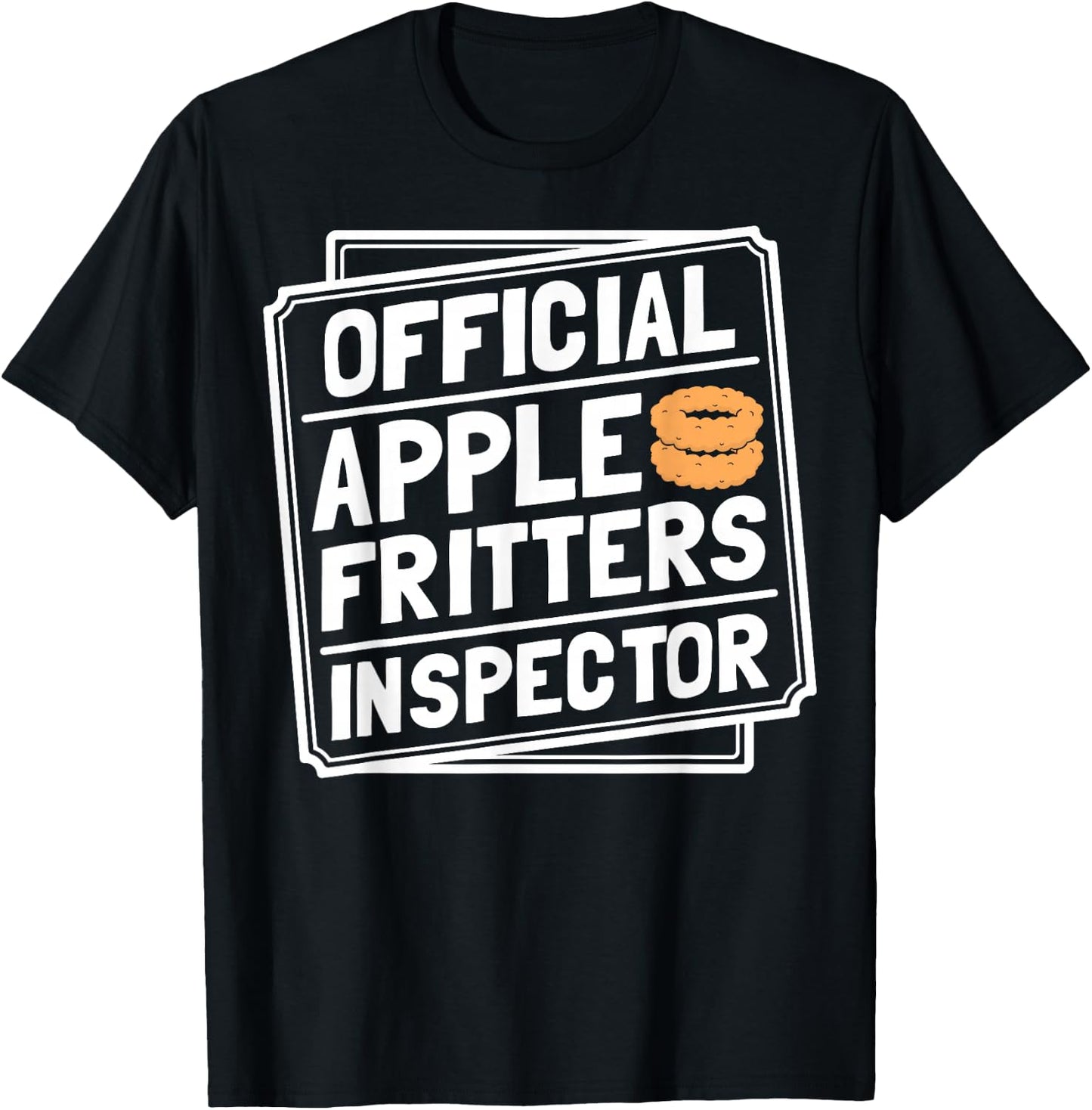 Official Apple Fritters Inspector T-Shirt - T-Shirt | Black