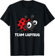 Team Ladybug Cute Ladybug T-Shirt - T-Shirt | Black