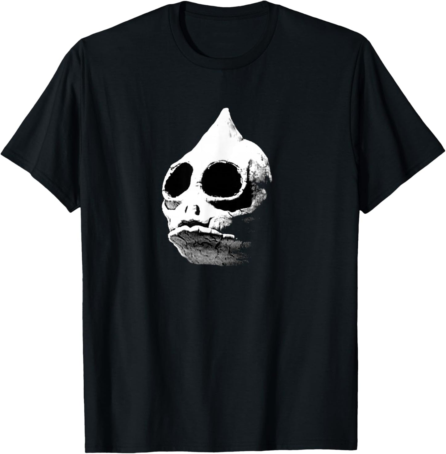 Retro Sleestak reptilian skull graphic T-Shirt - T-Shirt | Black