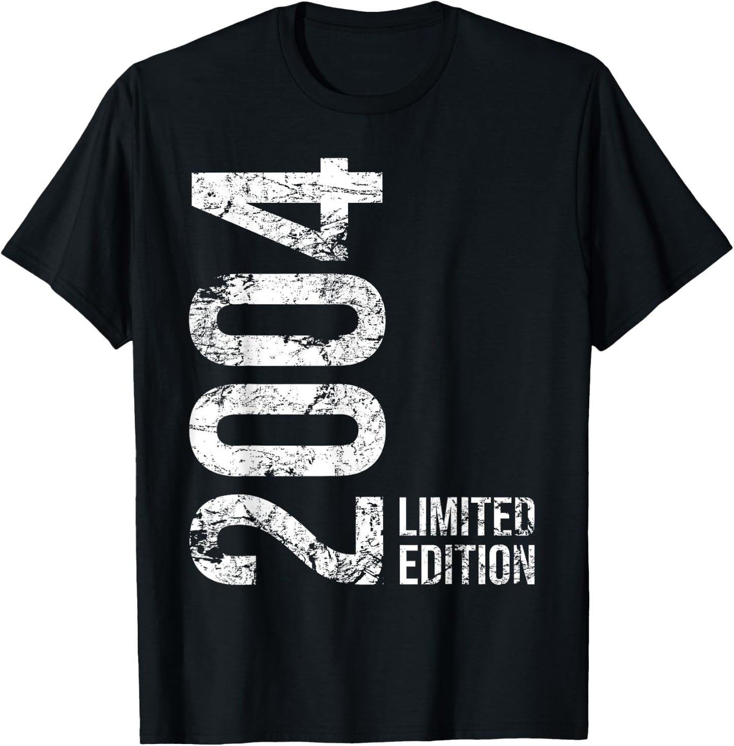 21st Birthday 21 Years Old Man Woman Vintage 2004 T-Shirt - T-Shirt | Black