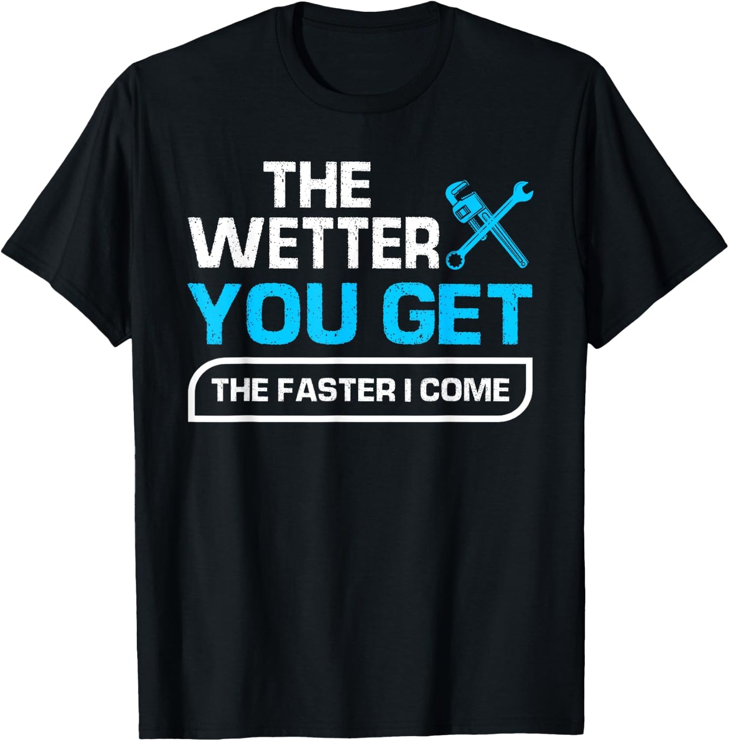 Funny Plumbing Graphic Design Plumber Dad Husband Men T-Shirt - T-Shirt | Black