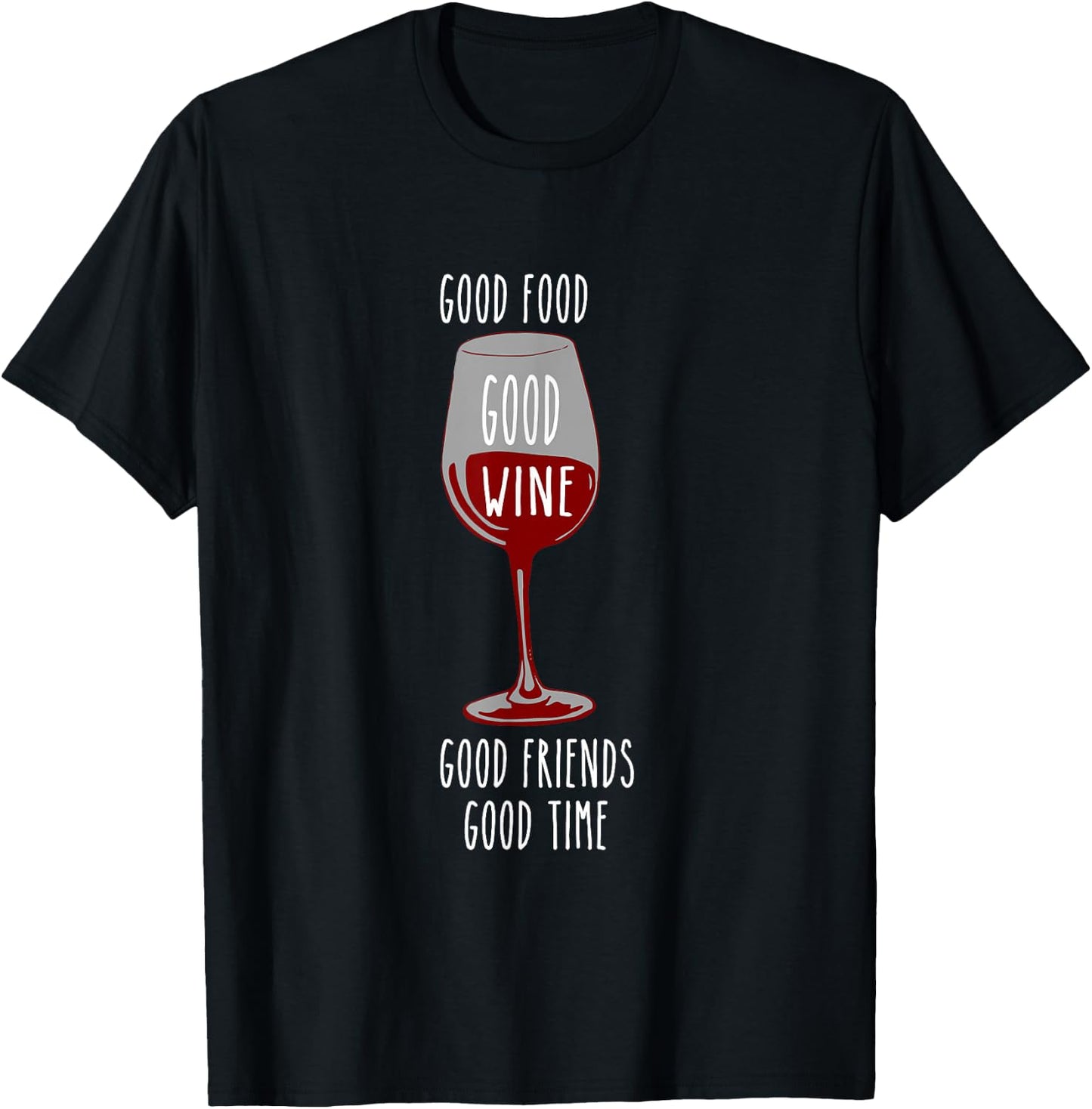 Food and Wine Festival Apparel for Wine Drinkers T-Shirt - T-Shirt | Black
