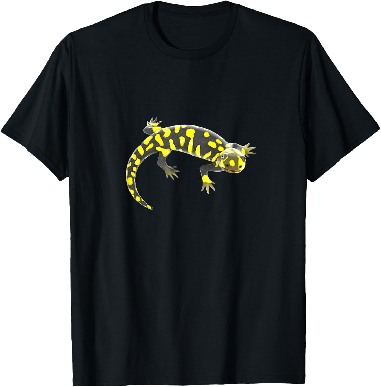 Tiger Salamander Black and Yellow Men Women Kids T-Shirt - T-Shirt | Black
