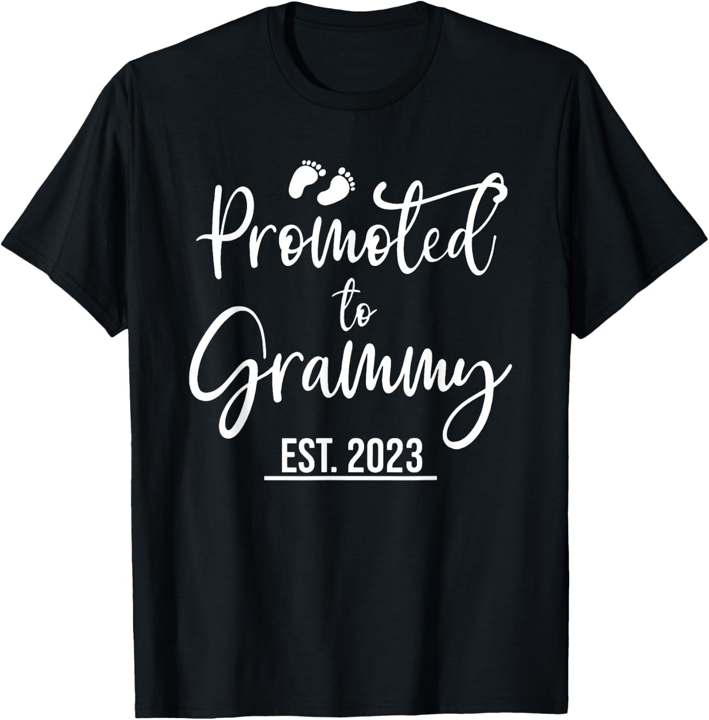 Promoted to Grammy Est 2023, GiGi Established T-Shirt - T-Shirt | Black