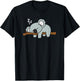 Adorable Australian Animal Tired Sleeping Cute Koala Bear T-Shirt - T-Shirt | Black