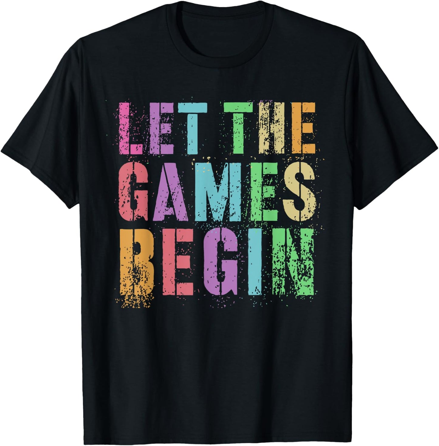 LET THE GAMES BEGIN School's Out Field Day Legend Last Day T-Shirt - T-Shirt | Black