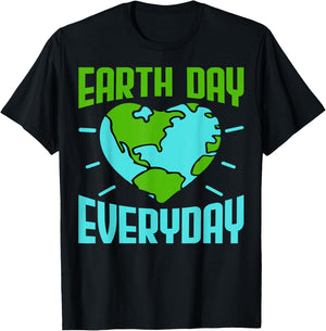 Earth Day Earth Lovers Planet Lovers Earth Day Everyday T-Shirt - T-Shirt | Black