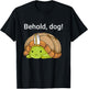 Behold Dog Funny Turtle Wearing A Priest Hat Women Girls Kids T-Shirt - T-Shirt | Black