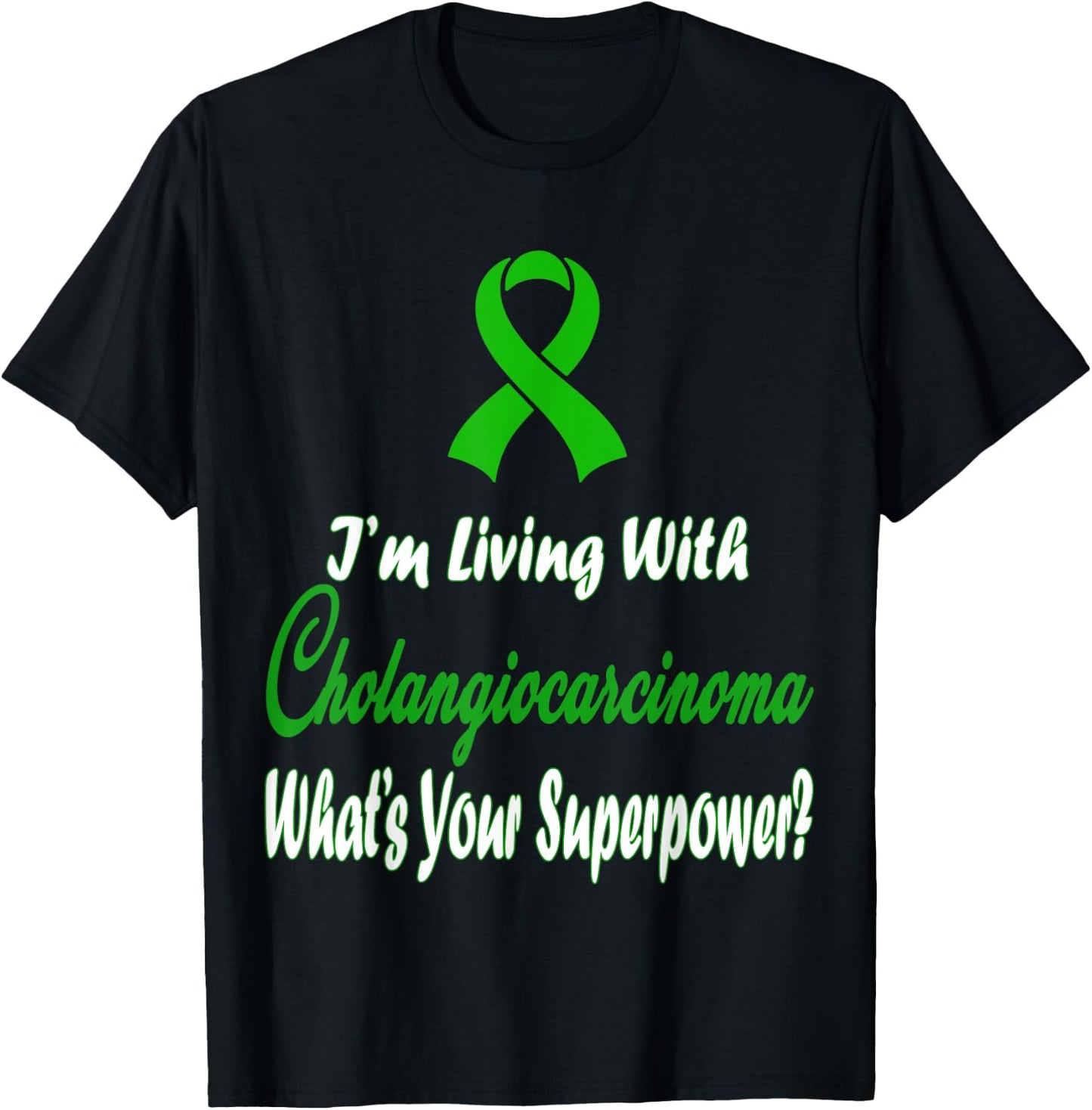 Cholangiocarcinoma Awareness T-Shirt - T-Shirt | Black