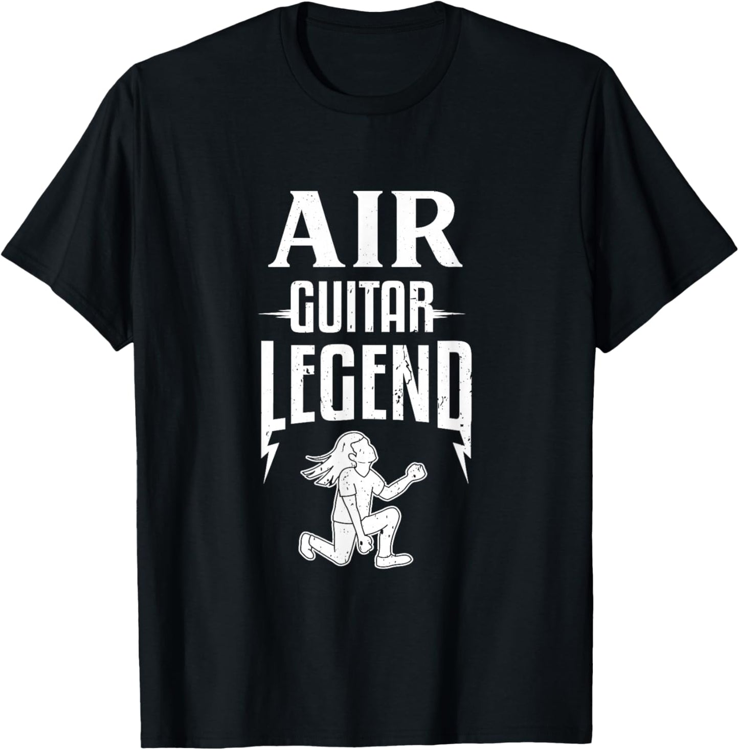 Air Guitar Legend Air Guitarist Music Band Musical Gift T-Shirt - T-Shirt | Black