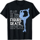 Figure Skate Eat. Sleep. Figure skate. Repeat. T-Shirt - T-Shirt | Black