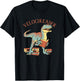 Velocireader Tea - Fantastic Velociraptor - Dinosaur T-Shirt - T-Shirt | Black