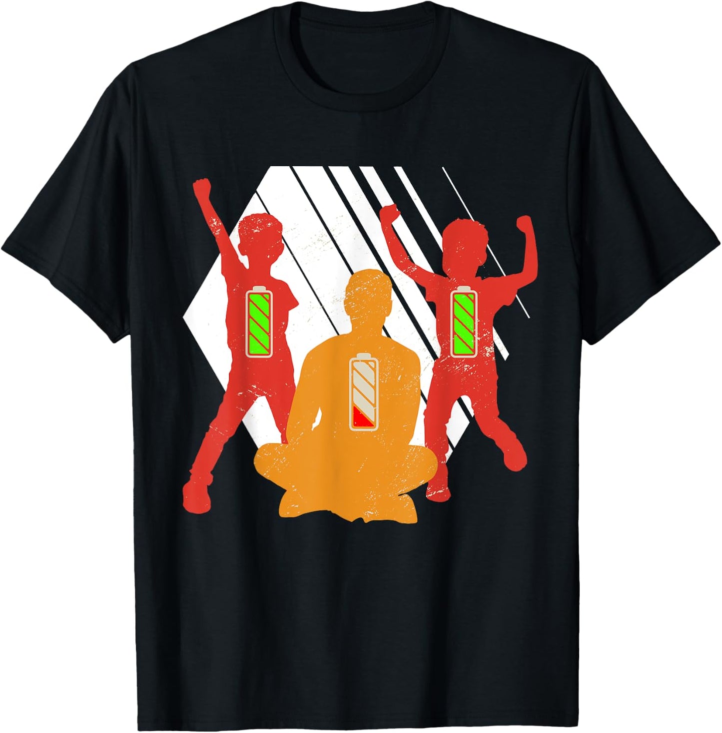 Twins Dad Father's Day Gift Father's Day Gift Funny Fun T-Shirt - T-Shirt | Black