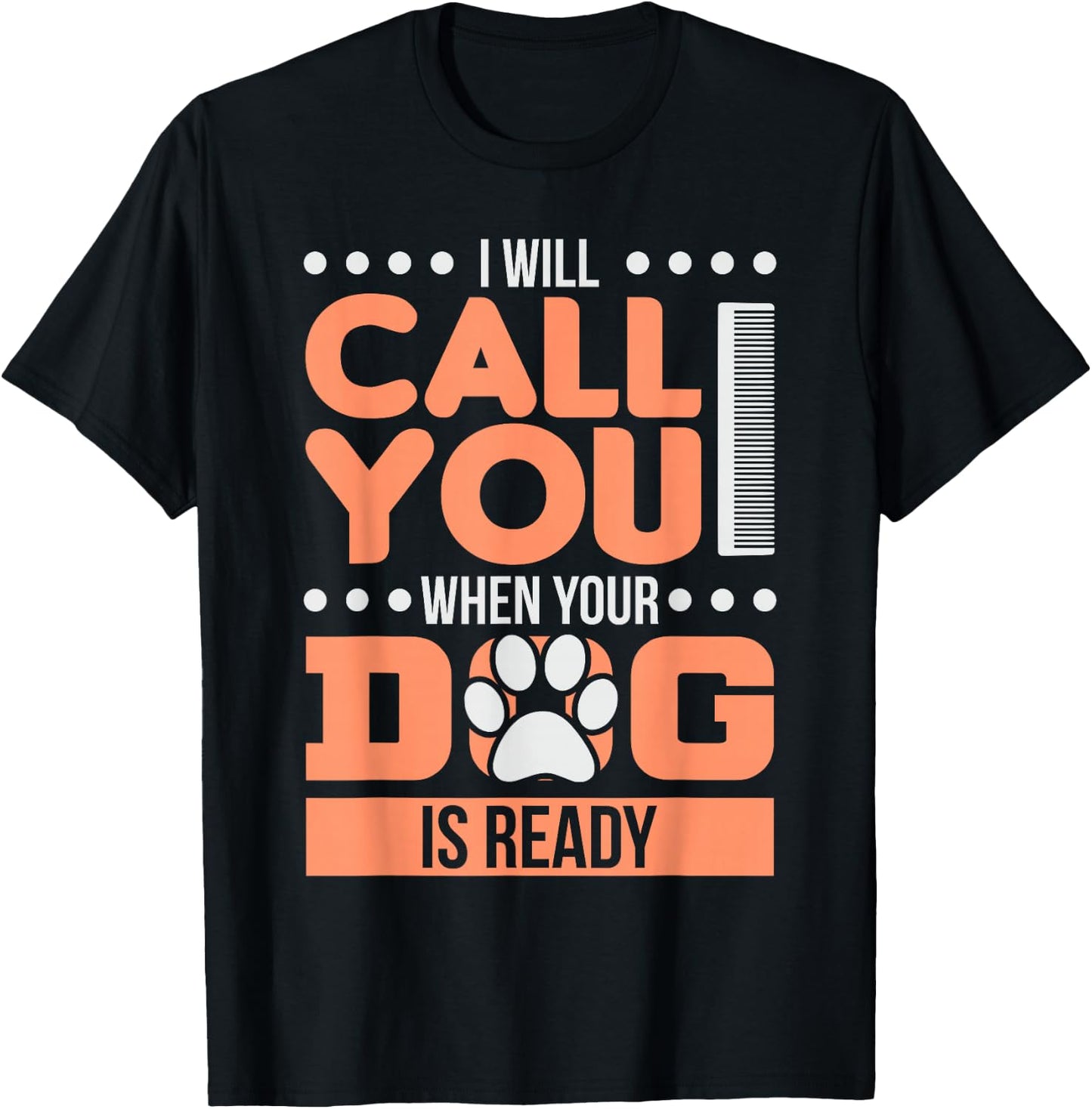 Dog Groomer Pet Grooming Gift T-Shirt - T-Shirt | Black