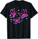 Beautiful Butterfly Graphics T-Shirt - T-Shirt | Black
