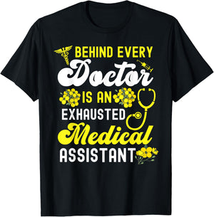 Certified Medical Assistant Doctor CMA T-Shirt - T-Shirt | Black