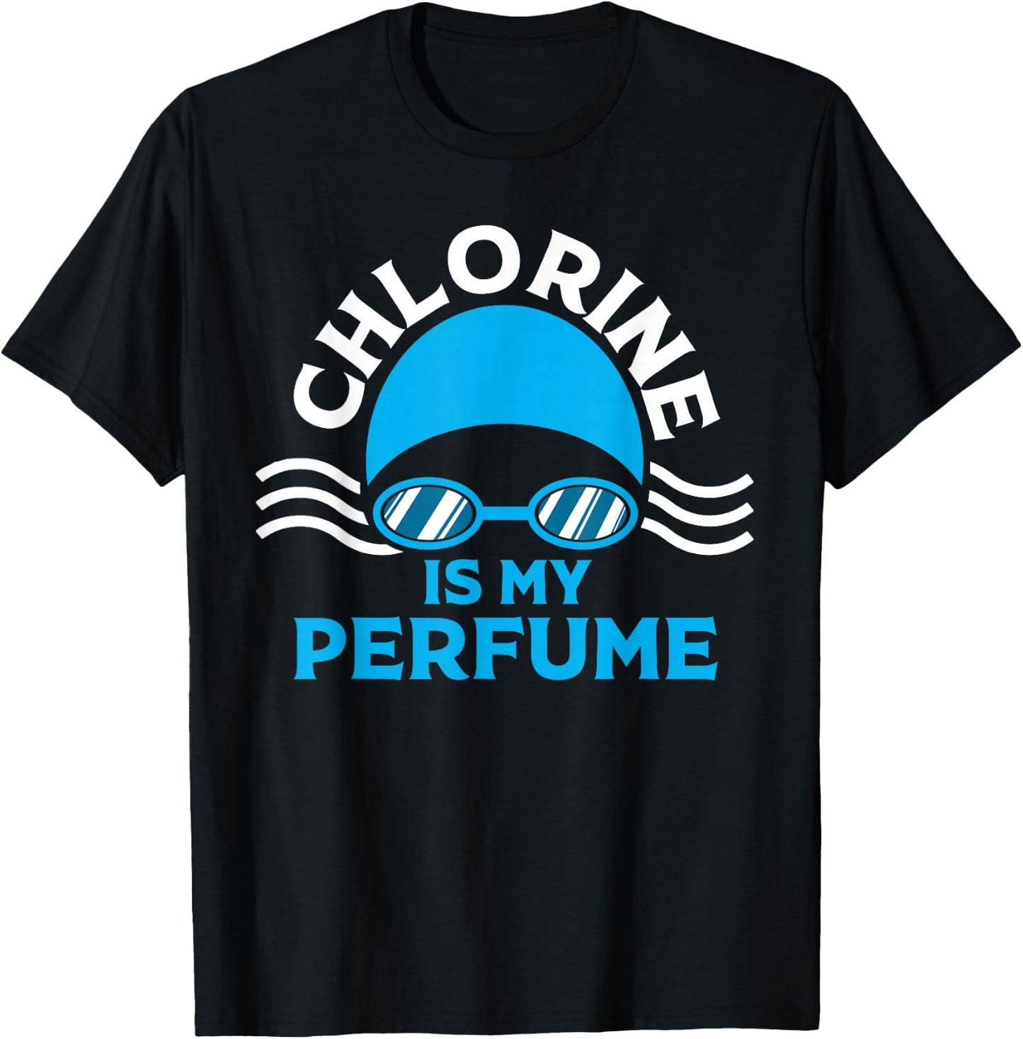 Funny Swimming Designs Women Water Sports Athletes T-Shirt - T-Shirt | Black