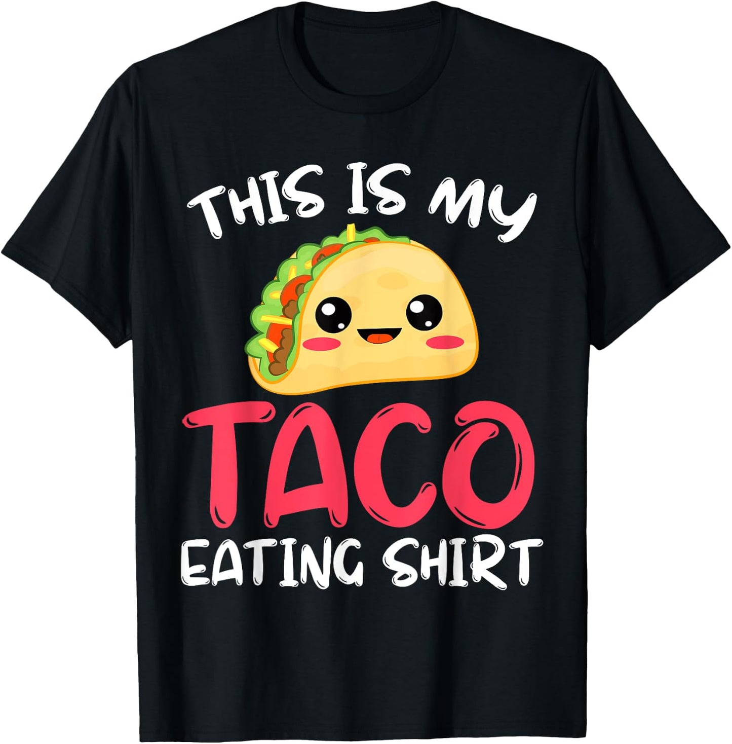 This Is My Taco Eating Shirt Foodie Italian Food Halloween T-Shirt - T-Shirt | Black