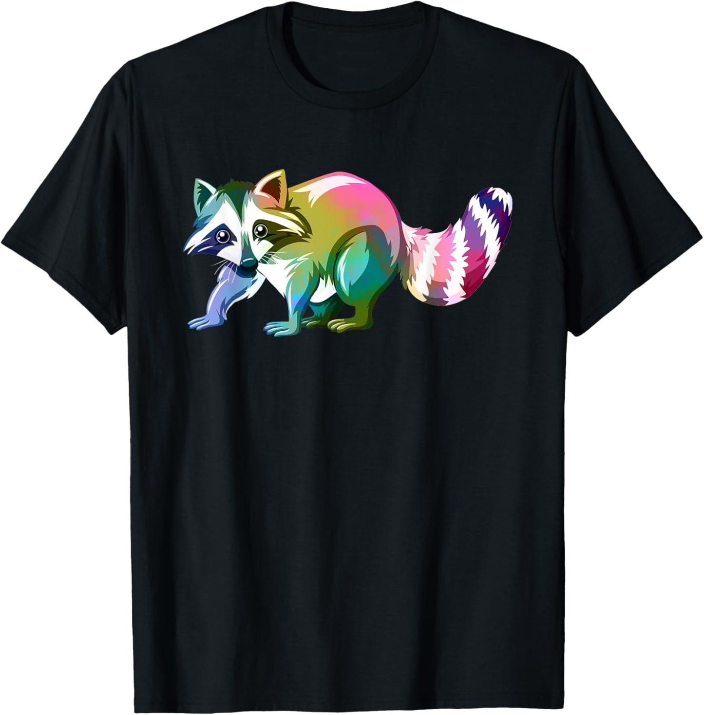 Trash Panda Zoo Keeper Raccoon Lover Gift Racoon T-Shirt - T-Shirt | Black