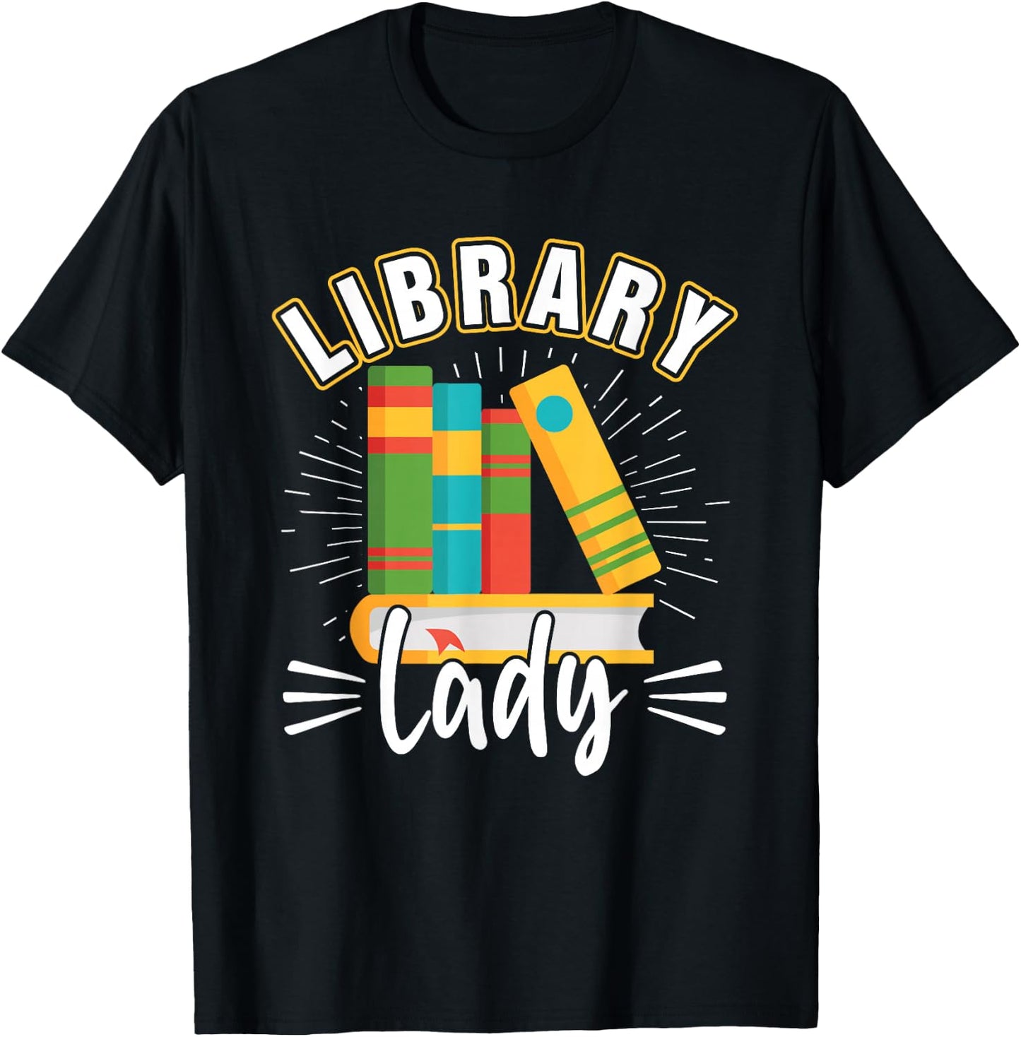 Library Lady I Librarian T-Shirt - T-Shirt | Black