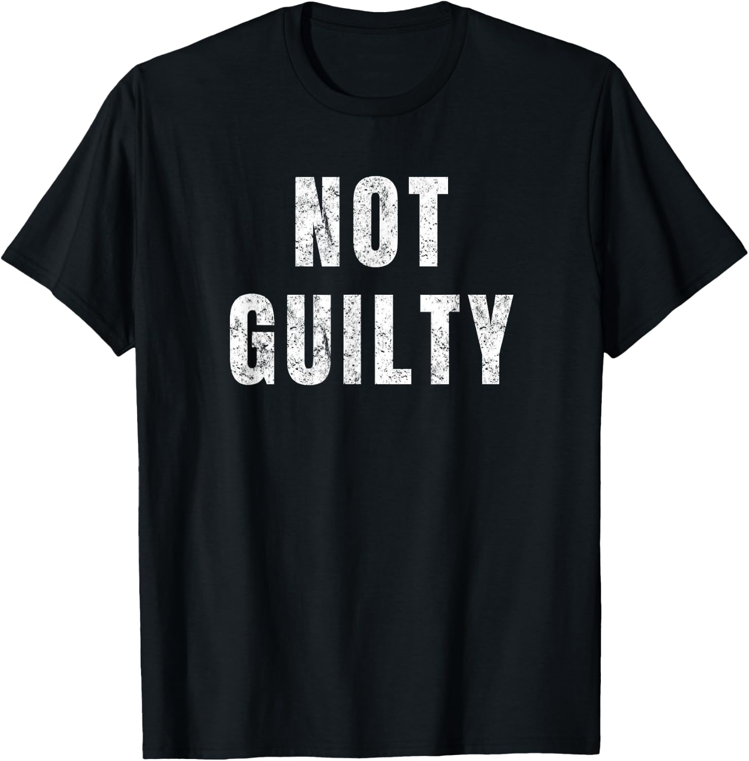 Social Justice Criminal Defense Not Guilty T-Shirt - T-Shirt | Black