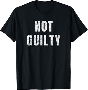 Social Justice Criminal Defense Not Guilty T-Shirt - T-Shirt | Black
