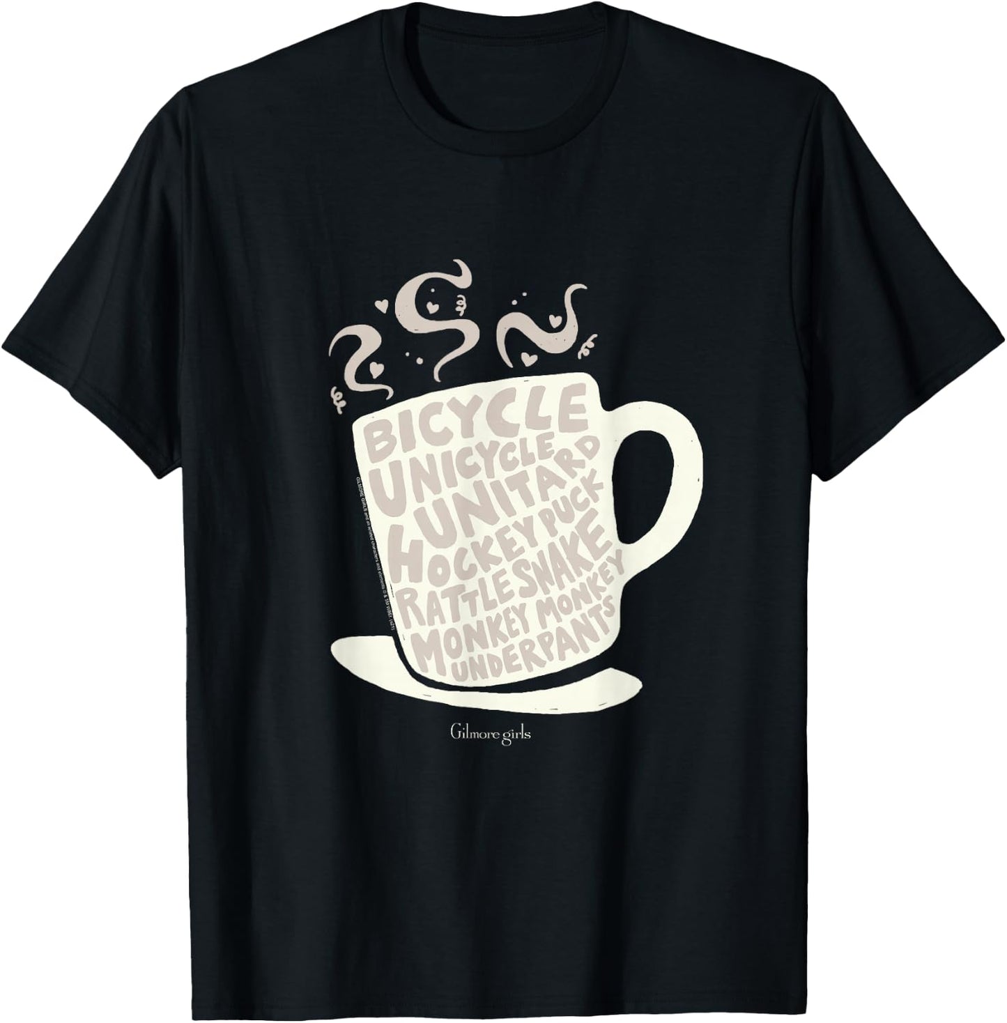 Gilmore Girls Bicycle Unicycle Unitard Coffee Mug TV Show T-Shirt - T-Shirt | Black