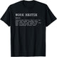 Work Bestie Definition Co-Worker Colleague Co-Workers T-Shirt - T-Shirt | Black