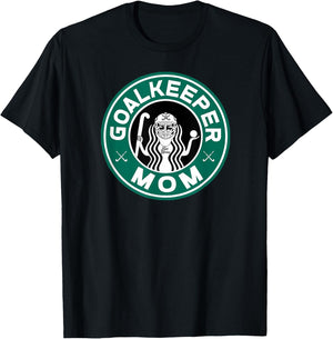 Field Hockey Goalkeeper Mom Mother of Goalie T-Shirt - T-Shirt | Black