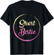 Best Friends Matching Tall Short Bestie Birthday BFF Besties T-Shirt - T-Shirt | Black