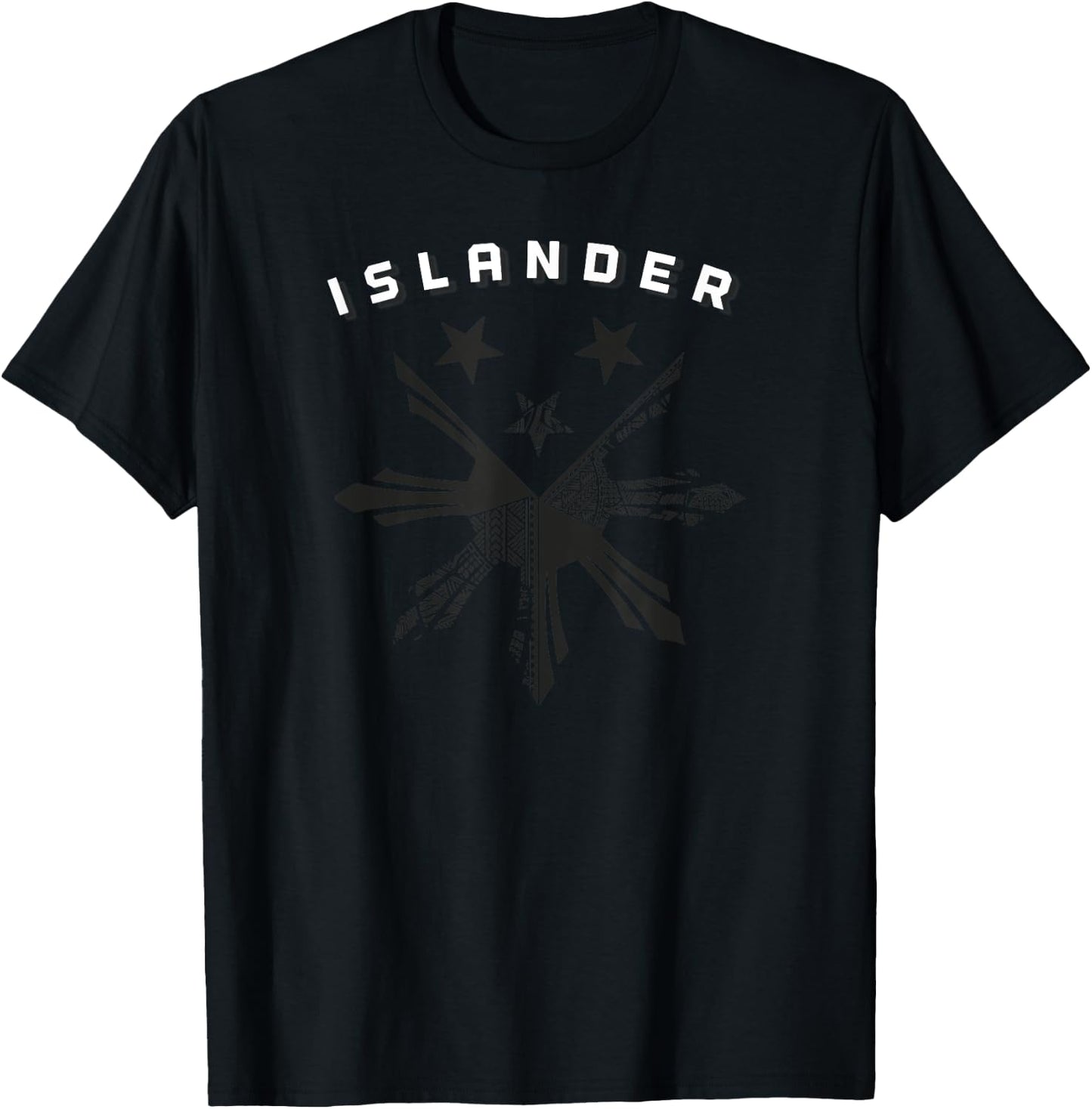 Filipino Warrior Hawaiian Polynesian Tribal Tattoo Shirt T-Shirt - T-Shirt | Black
