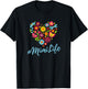 Heart of Flowers Mimi Life #mimilife T-Shirt - T-Shirt | Black