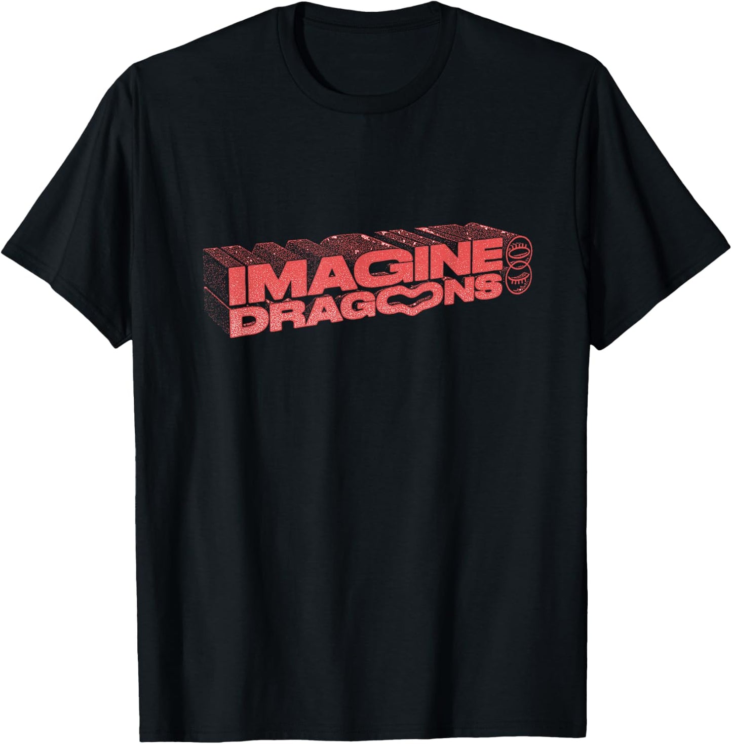 Official Imagine Dragons Heart Logo T-Shirt - T-Shirt | Black