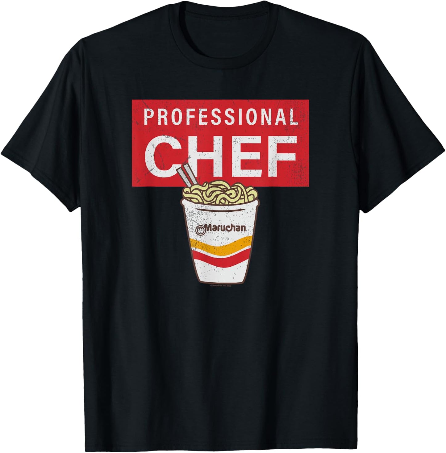 Maruchan Professional Ramen Noodle Chef T-Shirt - T-Shirt | Black