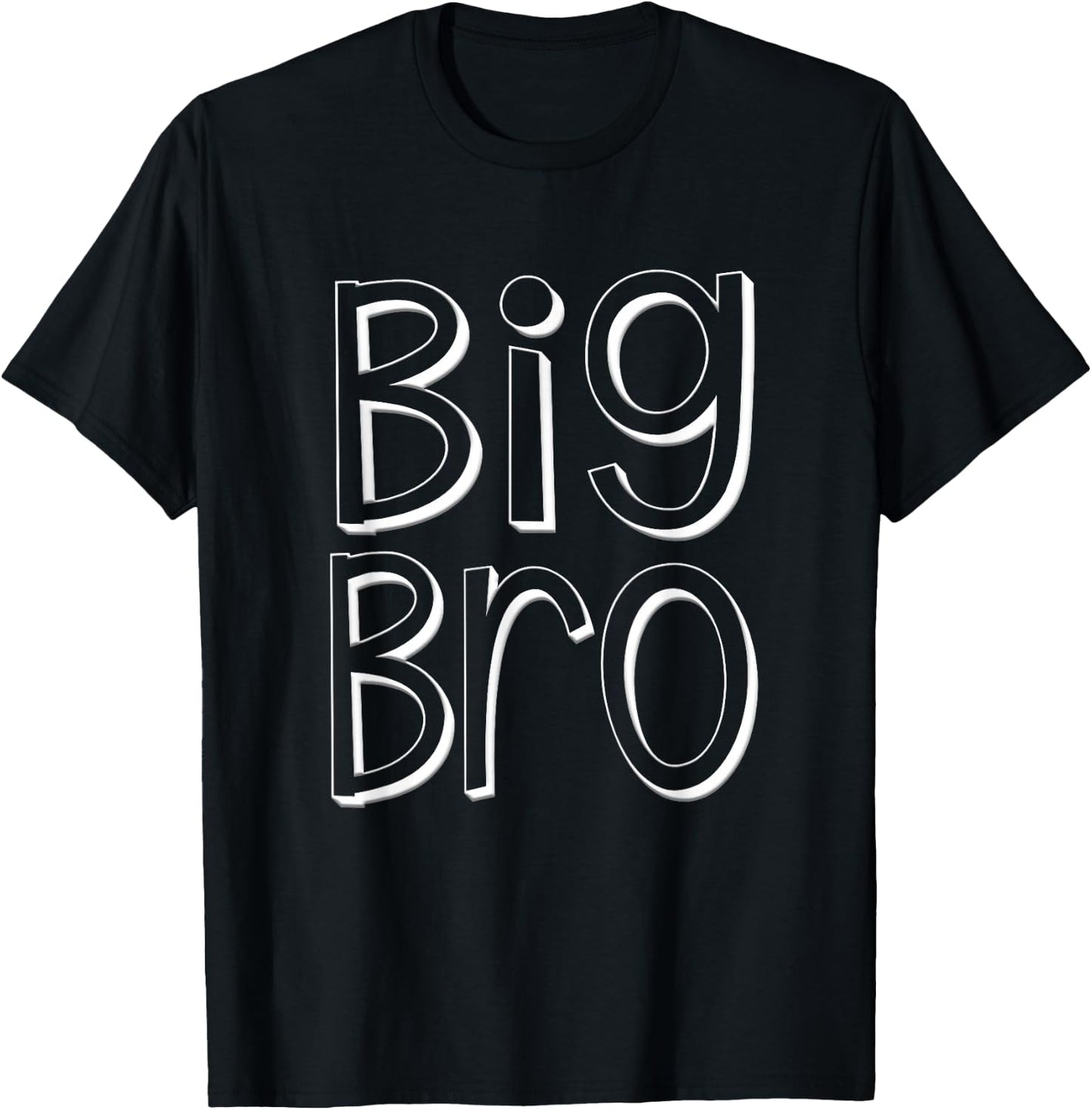 Big Bro Older Brother Boys Matching Siblings Family T-Shirt - T-Shirt | Black