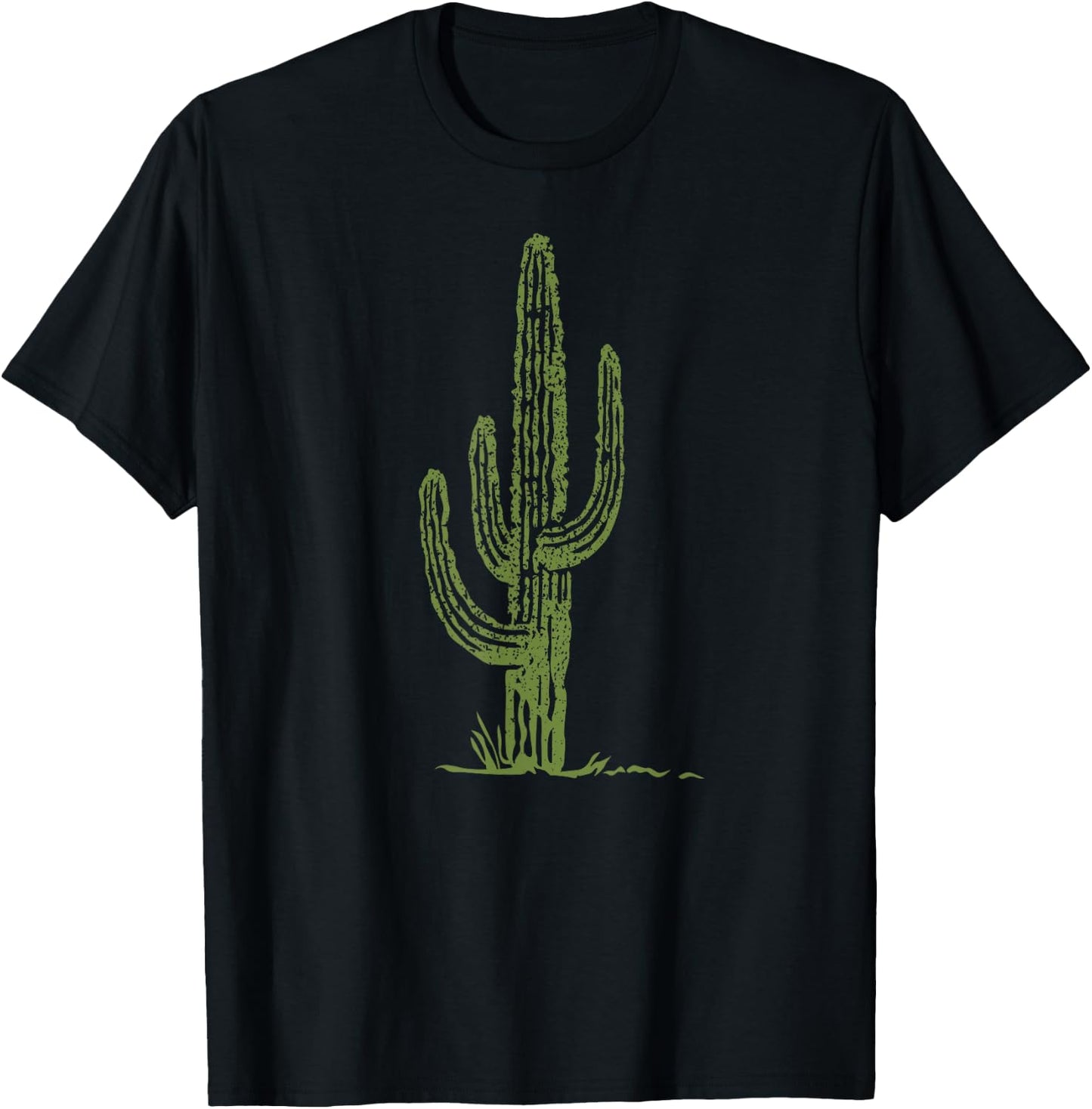 Saguaro Cactus T-Shirt - T-Shirt | Black