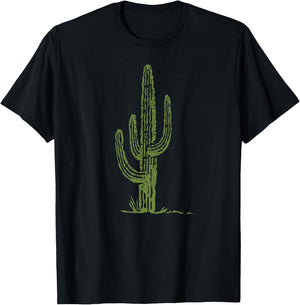 Saguaro Cactus T-Shirt - T-Shirt | Black