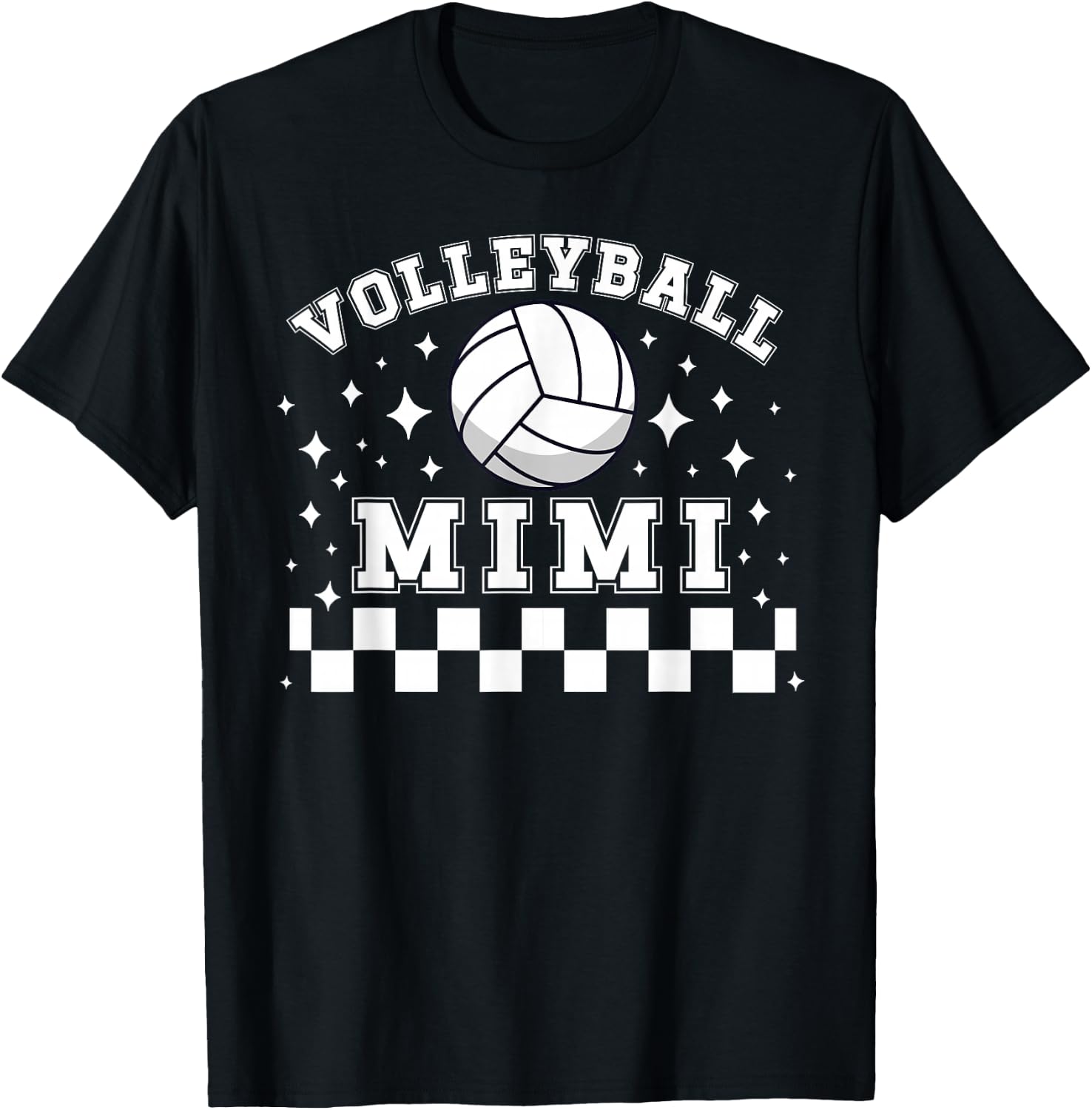 Volleyball Mimi Of A Volleyball Player Mimi T-Shirt - T-Shirt | Black